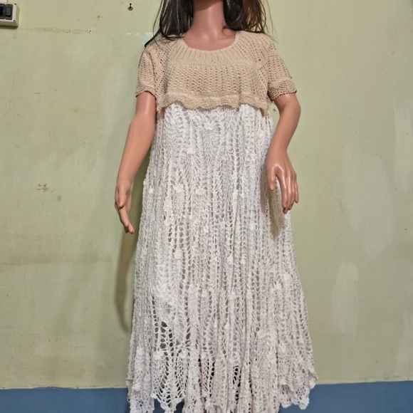 handmade khadi skirt and ponchu - Picture 6 of 11